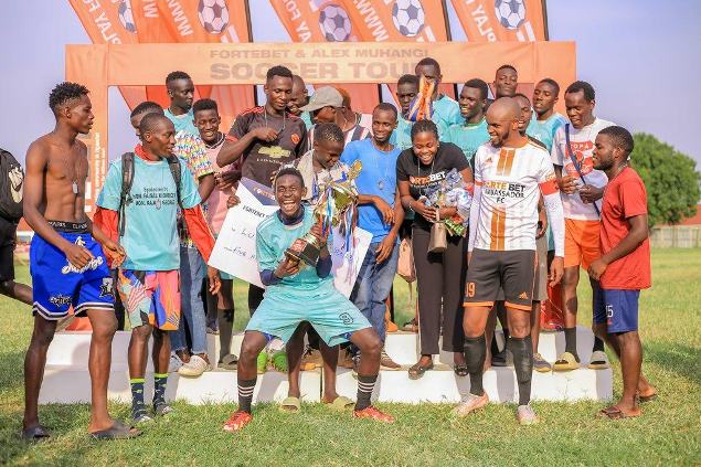 Luzira fortebet-Alex Muhangi soccer tour thrills punters