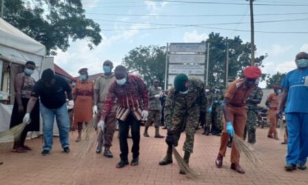 Tarehe Sita UPDF soldiers embark on noble mission to beautify Kabale town